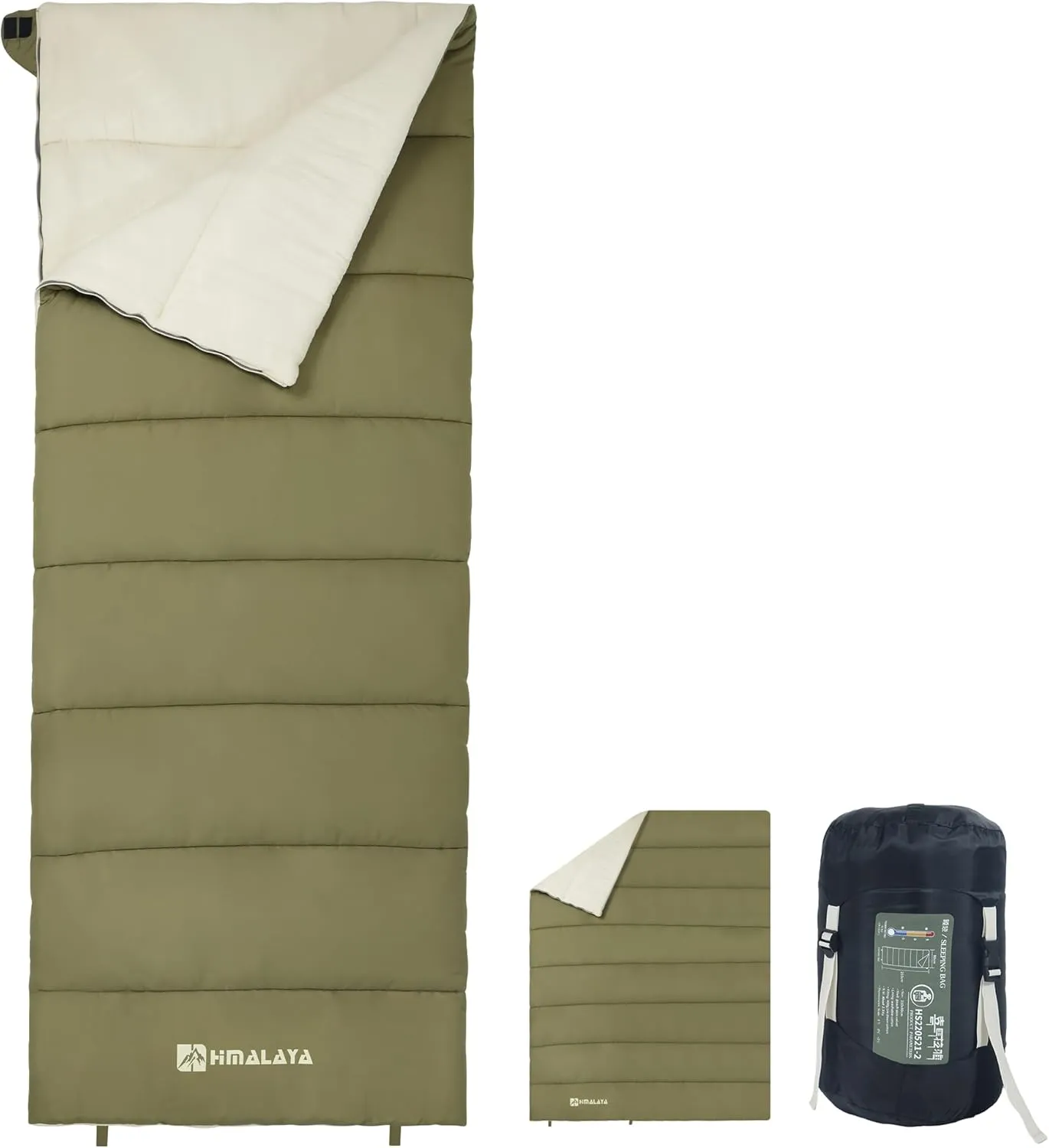 Camping Sleeping Bags for Adults, 20°F/30°F/40°F, Peached Fabric, Waterproof, Washable, Connectable, as a Blanket, Lightweight 3 Season Cold Weather Autumn Winter Backpacking Hiking