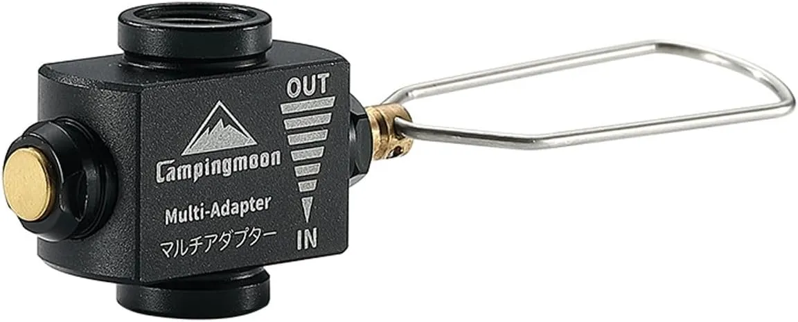 Campingmoon Fuel Canister Refill Adapter Isobutane/Butane Refill Adapter Lindal Valve Canister Shifter Gas Saver Plus Camping Stove Adapter