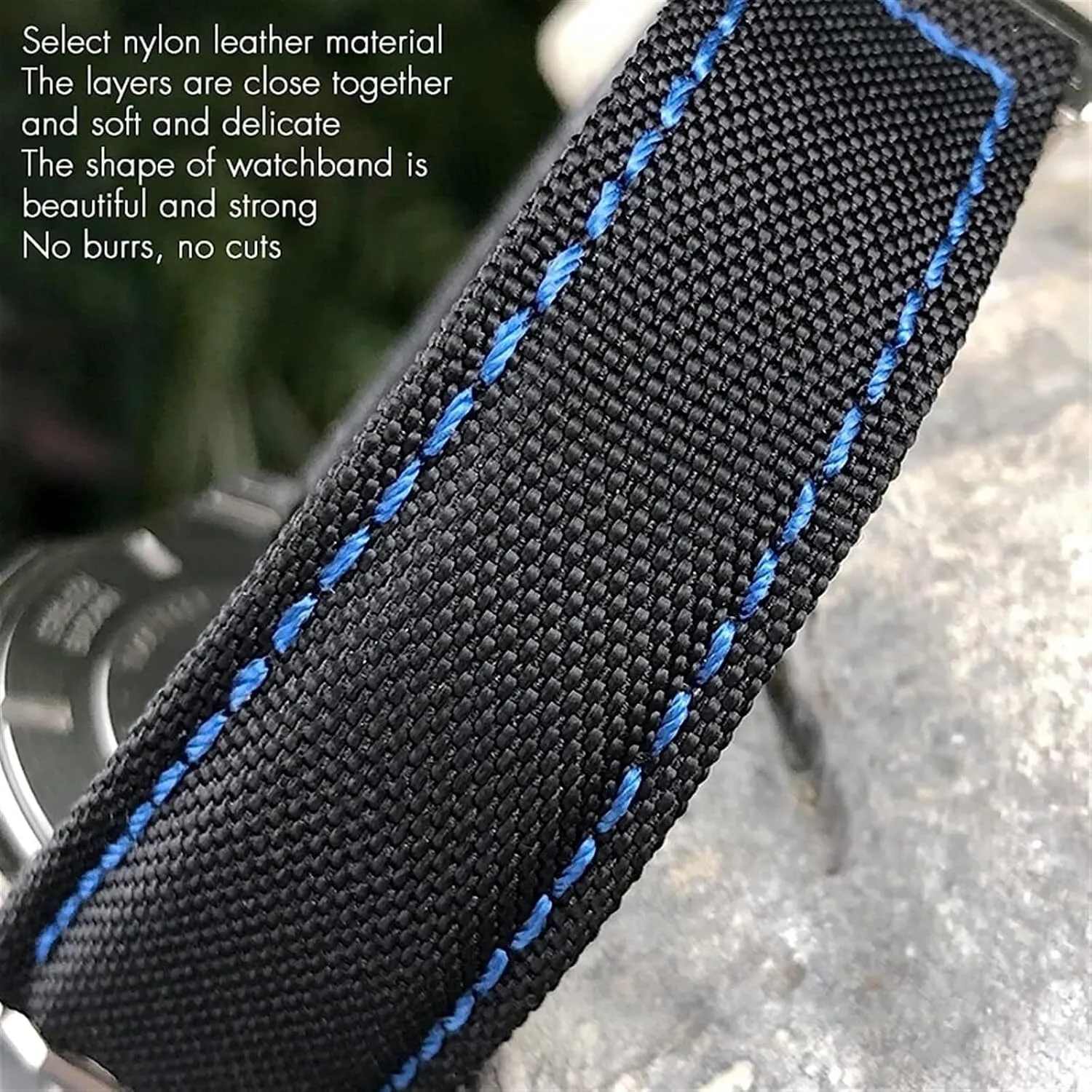 Canvas Nylon Leather Watch Strap For Tag Heuer CARRERA AQUARACER Watch Bracelets with Fold Buckle 20mm 22mm
