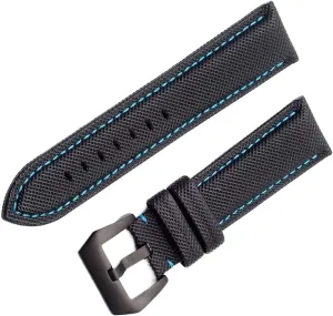 Carbon Fibre Nylon Canvas Watch Strap For TAG Men's Wrist Watch Band Bracelet