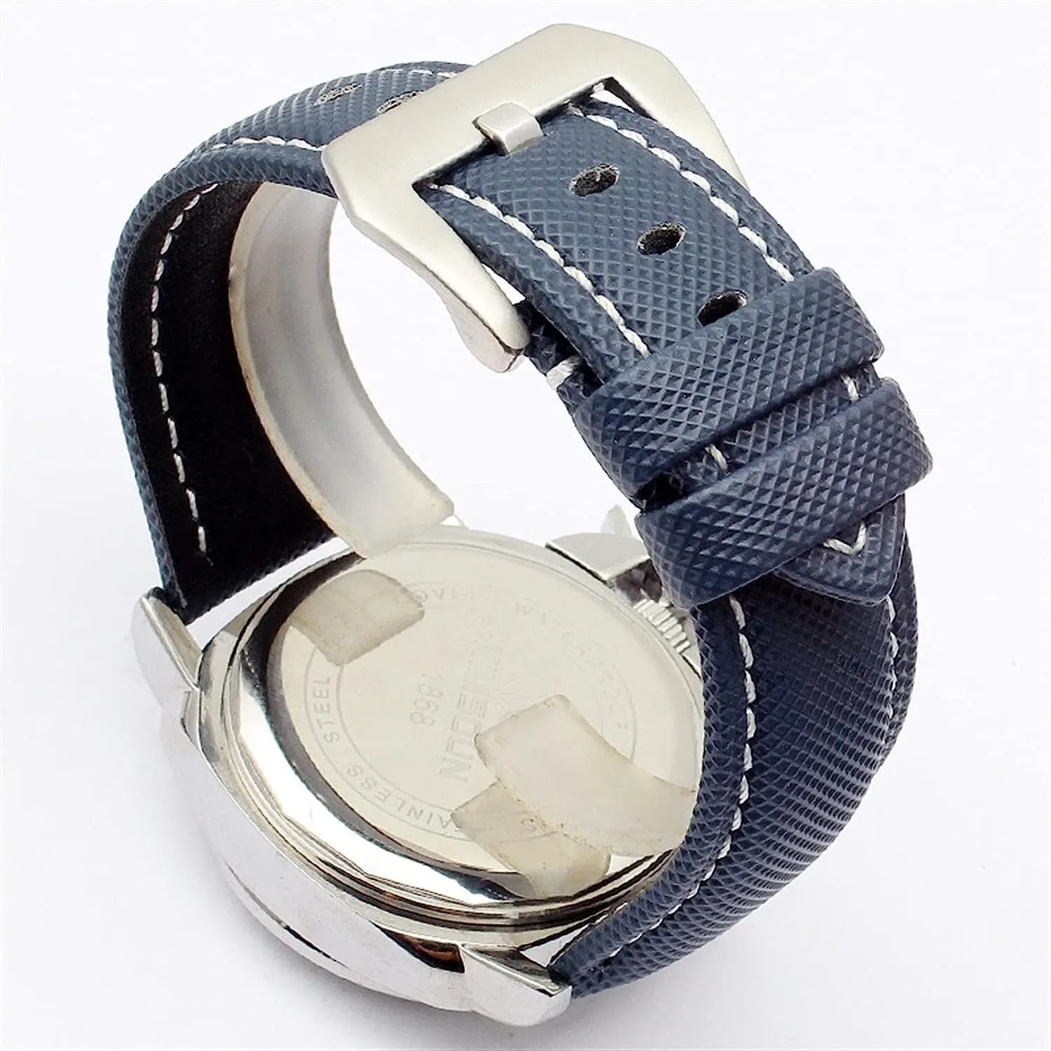 Carbon Fibre Nylon Canvas Watch Strap For TAG Men's Wrist Watch Band Bracelet