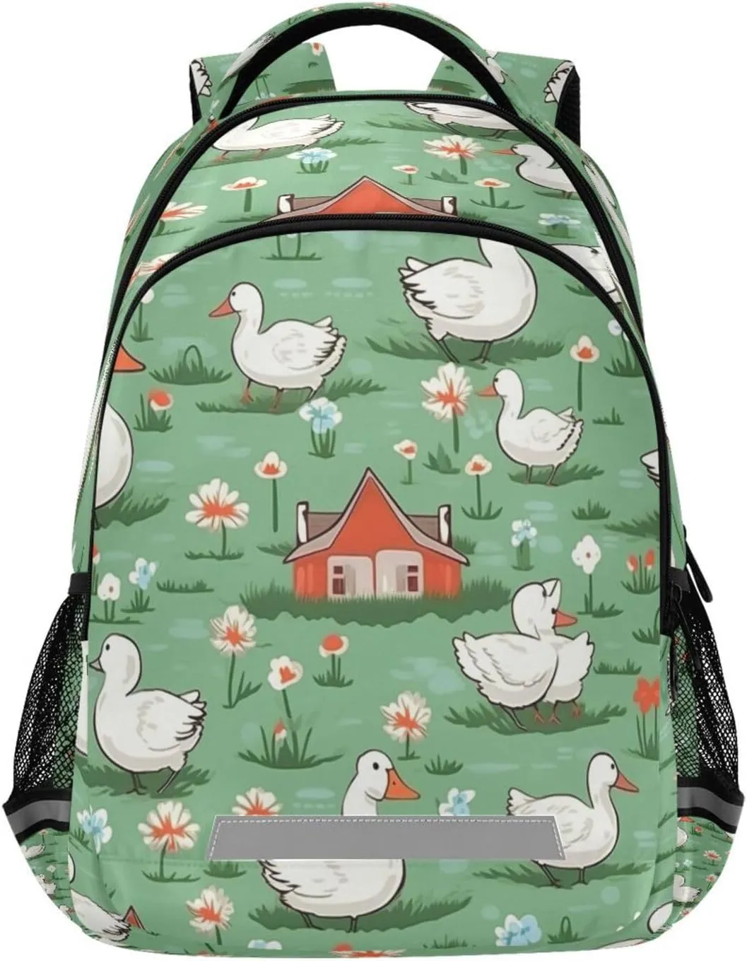 Cartoon Ducks Design Waterproof Backpack - Casual Outdoor Sports Daypack with Ergonomic Shoulder Straps#134