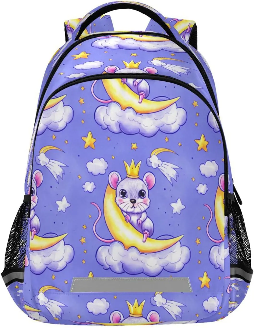 Cartoon Mice Design Waterproof Backpack - Casual Outdoor Sports Daypack with Ergonomic Shoulder Straps#31