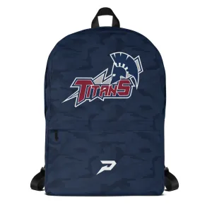 Central Georgia Technical College Game Staff Navy Camo Backpack
