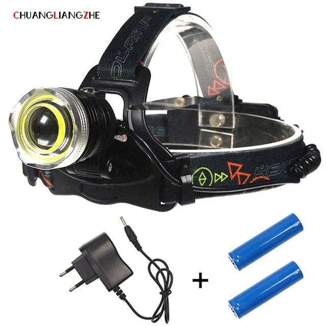 CHENGLIANGZHE LED Head Lamp Torch Head 18650 Battery 2000 lumens Luminarias LED Flashlight Camping Headlamps Outdoor Waterproof