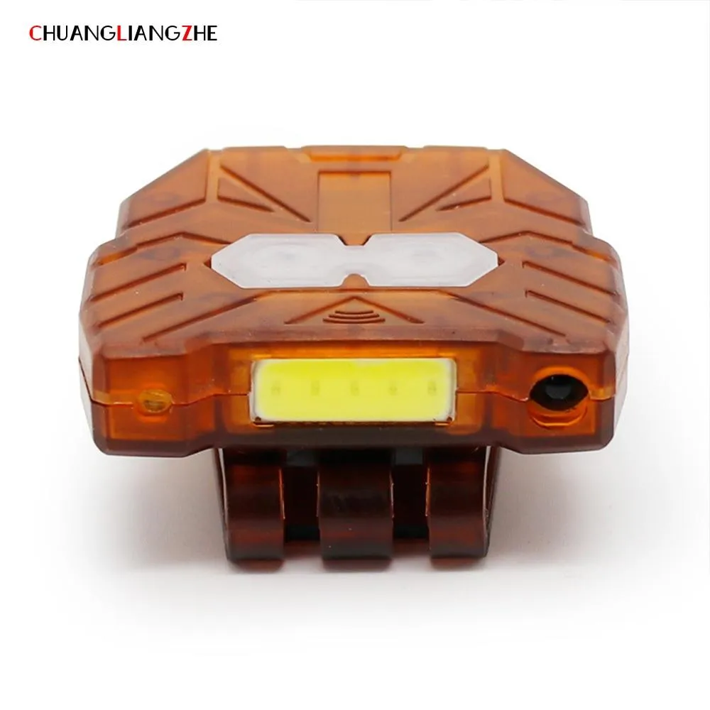 CHENGLIANGZHE Led Sensor Headlight Fishing Lamp Light Charging Battery 18650 Cap Lamp Clip Lamp COB LED Flashlight Luminarias
