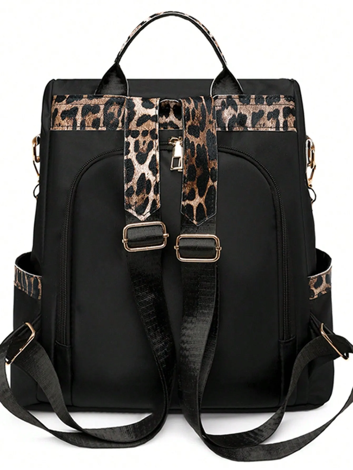 Chic & Secure: Women's Color-Blocking Large Capacity Anti-Theft Travel Backpack