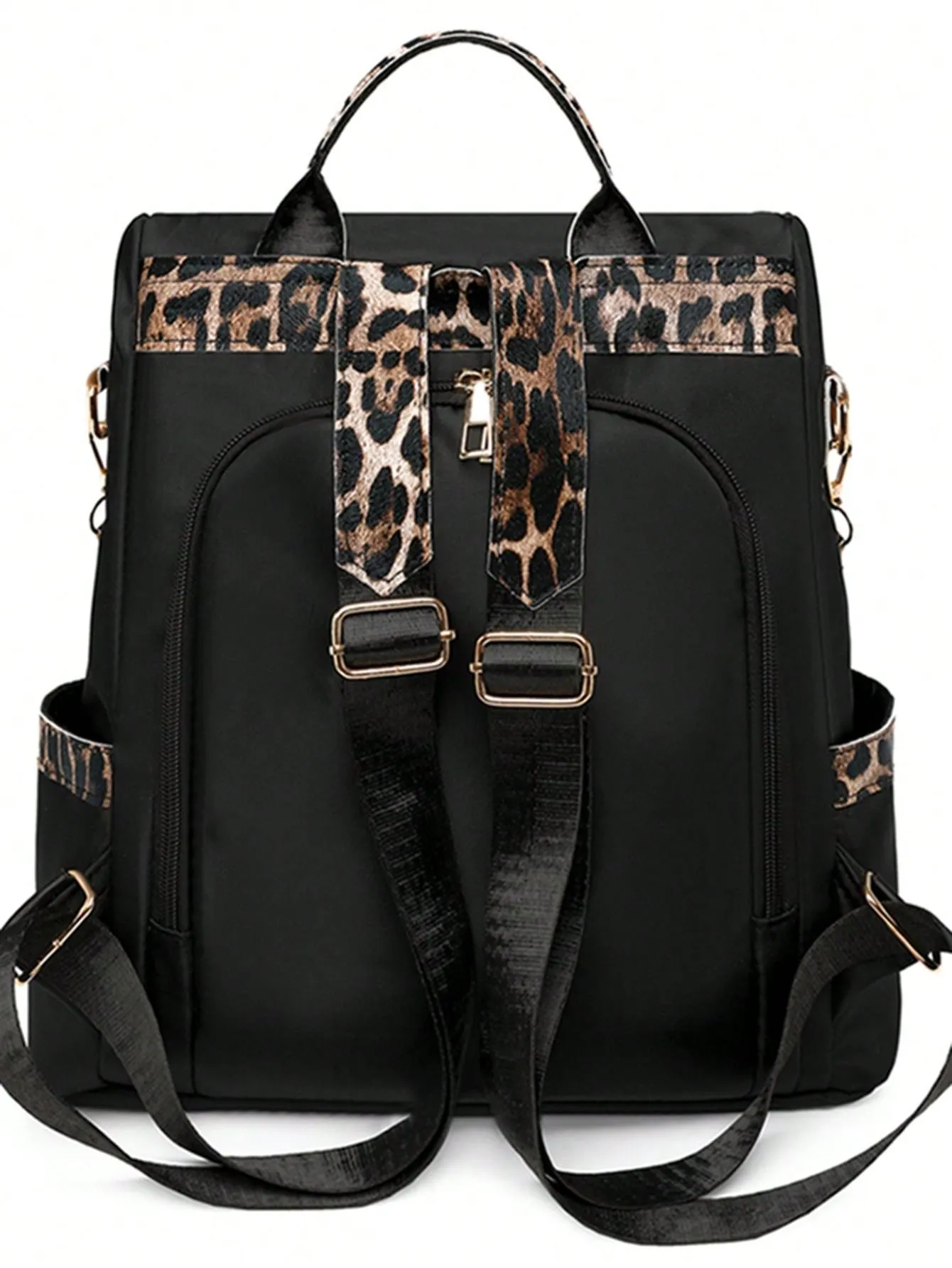 Chic & Secure: Women's Color-Blocking Large Capacity Anti-Theft Travel Backpack