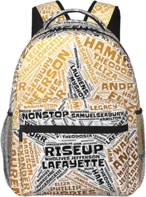 Classic Canvas Shoulder Bag, Hamilton Backpack Travel Knapsack Lightweight Daypack