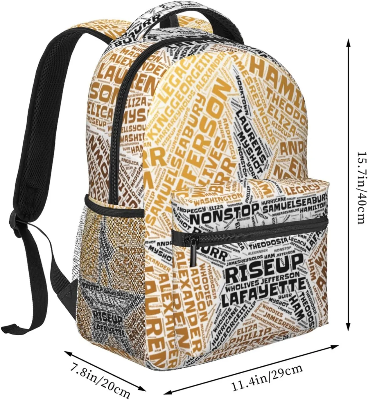 Classic Canvas Shoulder Bag, Hamilton Backpack Travel Knapsack Lightweight Daypack