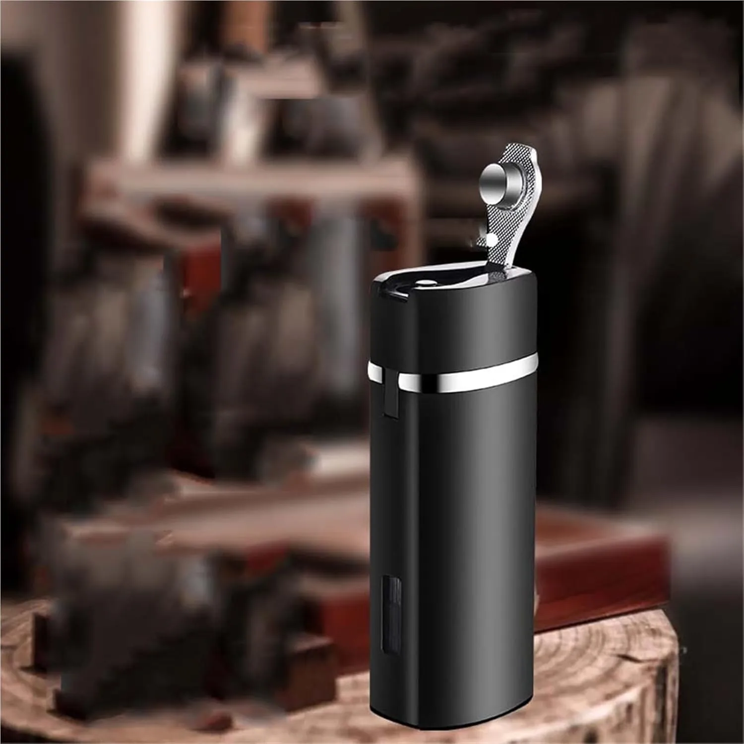 Classic Lighter,Metal Lighter, Camping Lighter,Smart Sensor Lighter,Torch Lighter，Butane Lighter,Windproof Lighter, Gift(Black)