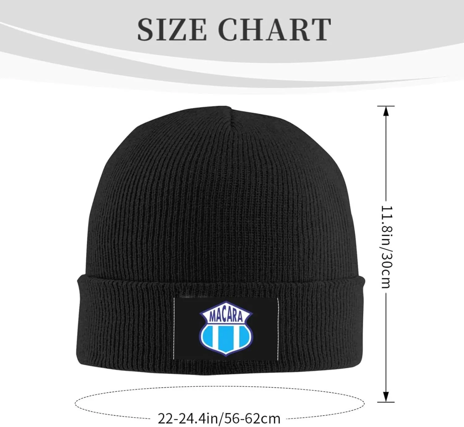 Club de Deportes Ñublense Logo Knit Hat Cap Skull Cap Beanie Hat Warm Cap Black Hat for Men Women