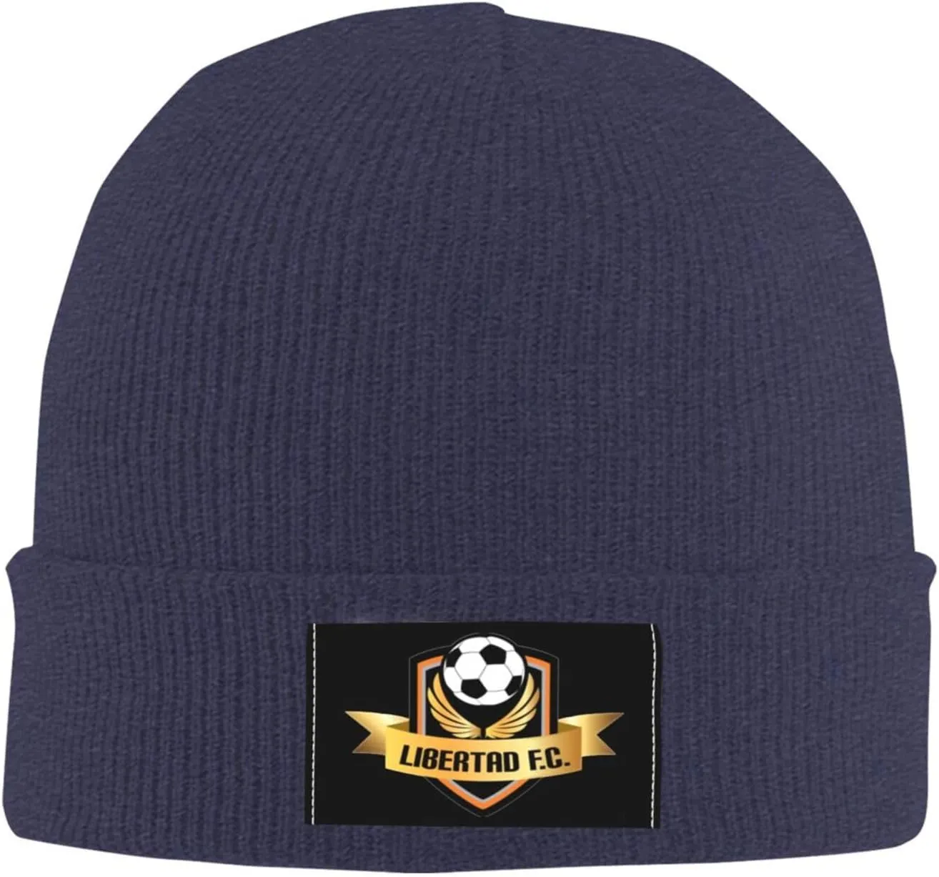 Club de Deportes Ñublense Logo Knit Hat Cap Skull Cap Beanie Hat Warm Cap Navy Blue Hat for Men Women