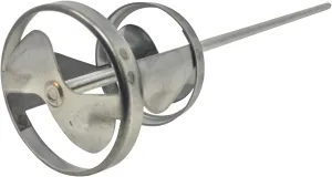 CO. ES 3/8" Shaft 2-5 Gallon Stainless Steel Mixing Blade