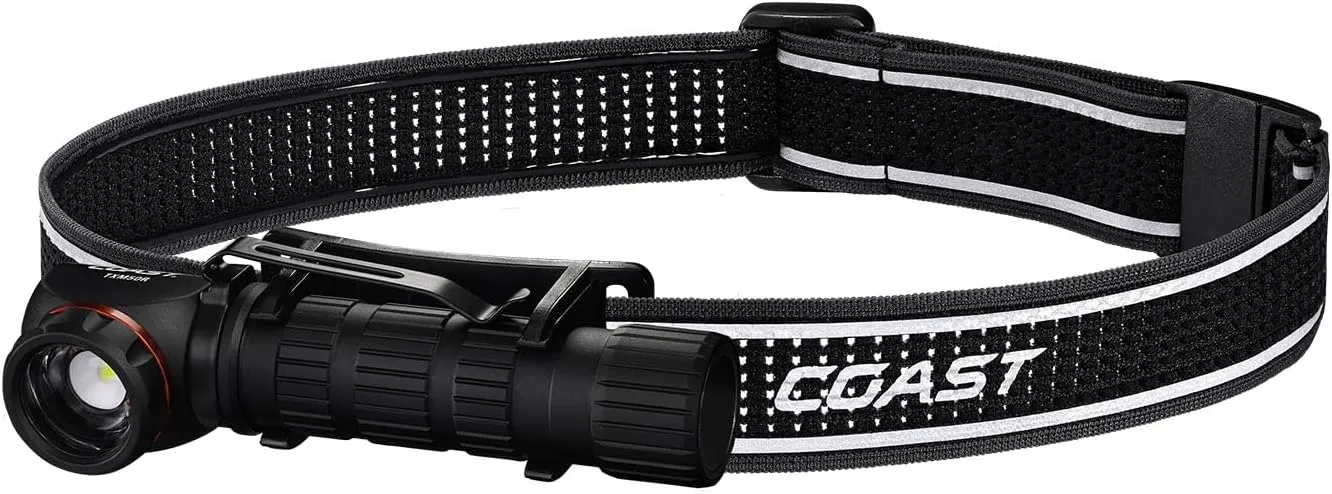 Coast TXM50R 1250 Lumen Rechargeable LED Headlamp with Magnetic Base