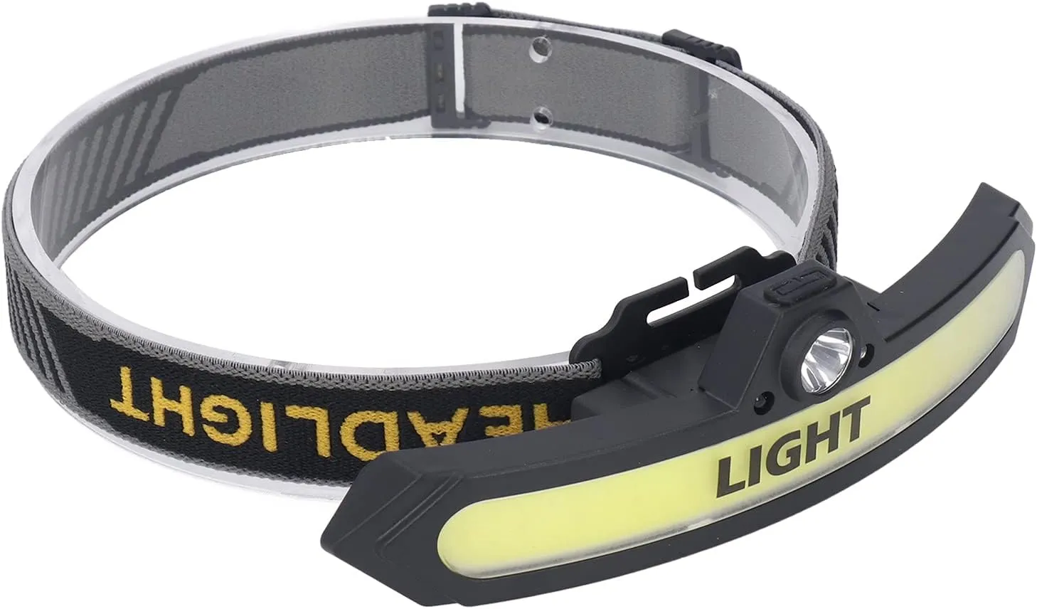 COB Headlamp, 6 Light Modes USB Charge Inductive Switch Adjustable Angle Head Flashlight,Leightweight Headlight Bright Head Lamp for Camping Cycling Fishing