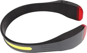 COB Headlamp Rechargeable Headlamp with Type C Charging, Adjustable Brightness, IPX4, Headlight for Outdoor Sports