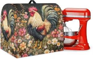 Cock Mixer Cover Dust Covers,Stand Mixers Covers with Large Pockets,Appliance Covers Waterproof and Splash-Proof,Mixer Protective Cover Protect Case Storage Bag