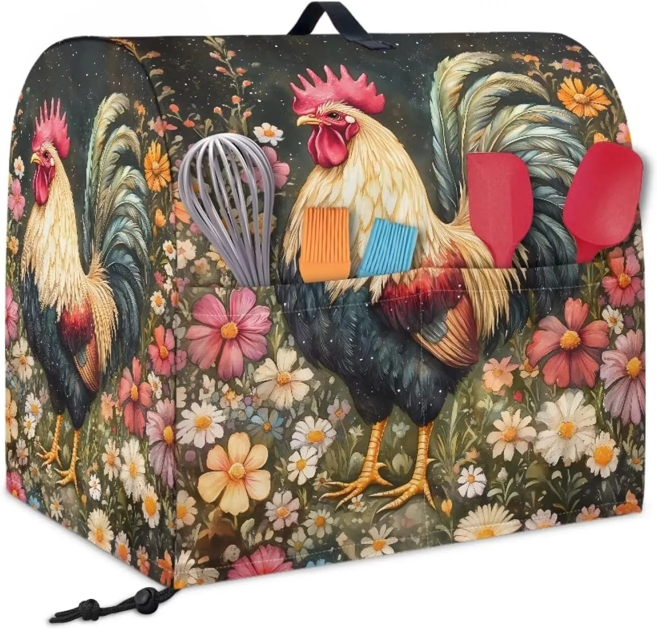 Cock Mixer Cover Dust Covers,Stand Mixers Covers with Large Pockets,Appliance Covers Waterproof and Splash-Proof,Mixer Protective Cover Protect Case Storage Bag