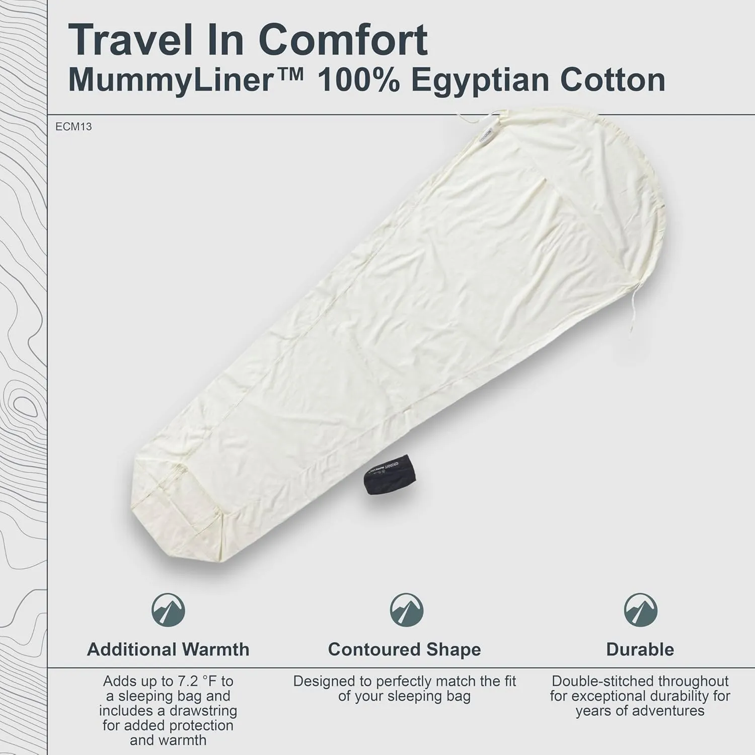 Cocoon Egyptian Cotton MummyLiner Tuareg