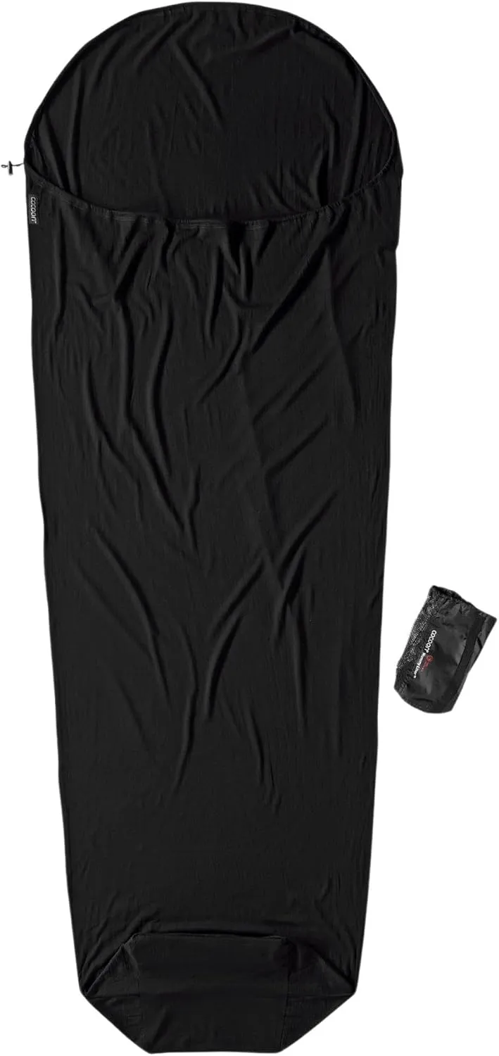 COCOON - Premium - Merino Wool MummyLiner - Black