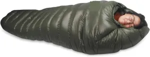 Cold Weather Down Sleeping Bag for Winter Camping - Ultra Warm & Lightweight Sleeping Gear