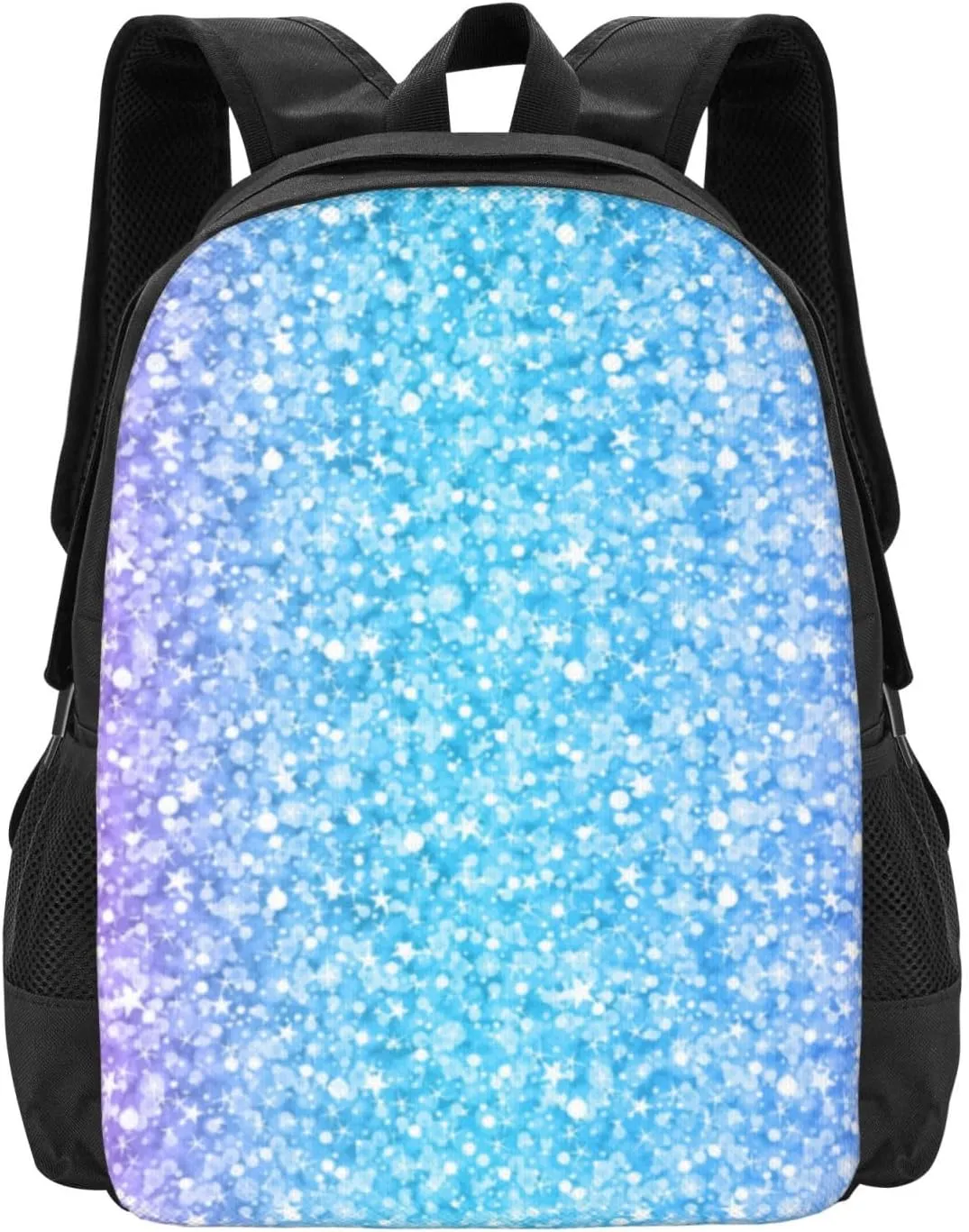 Colorful Retro Glitter And Sparkles Lightweight Packable Backpack Travel Casual Hiking Daypack Foldable Backpack For Men Women