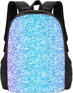 Colorful Retro Glitter And Sparkles Lightweight Packable Backpack Travel Casual Hiking Daypack Foldable Backpack For Men Women