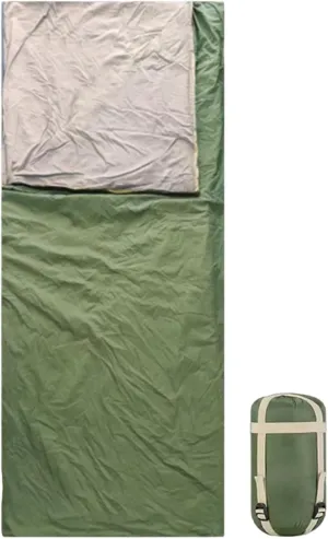 Compact Sleeping Bag, Waterproof Windproof Lightweight Sleeping Bag, Envelope with Zipper, Portable Adult or Blanket for Camping, Hiking, Traveling