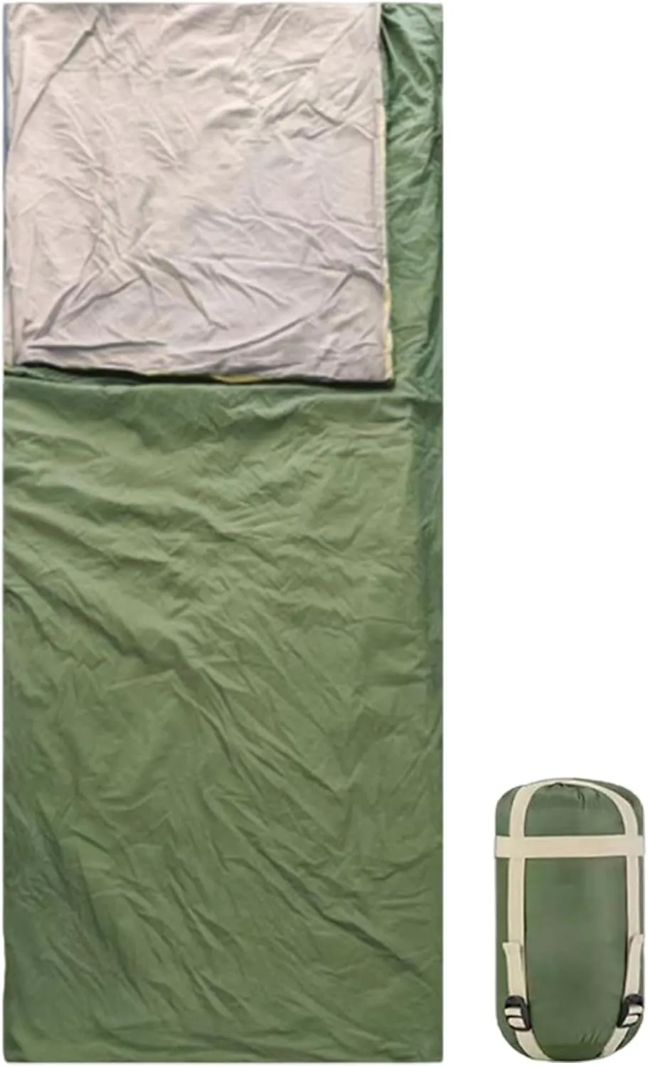 Compact Sleeping Bag, Waterproof Windproof Lightweight Sleeping Bag, Envelope with Zipper, Portable Adult or Blanket for Camping, Hiking, Traveling