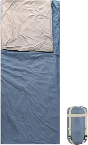 Compact Sleeping Bag, Waterproof Windproof Lightweight Sleeping Bag, Envelope with Zipper, Portable Adult or Blanket