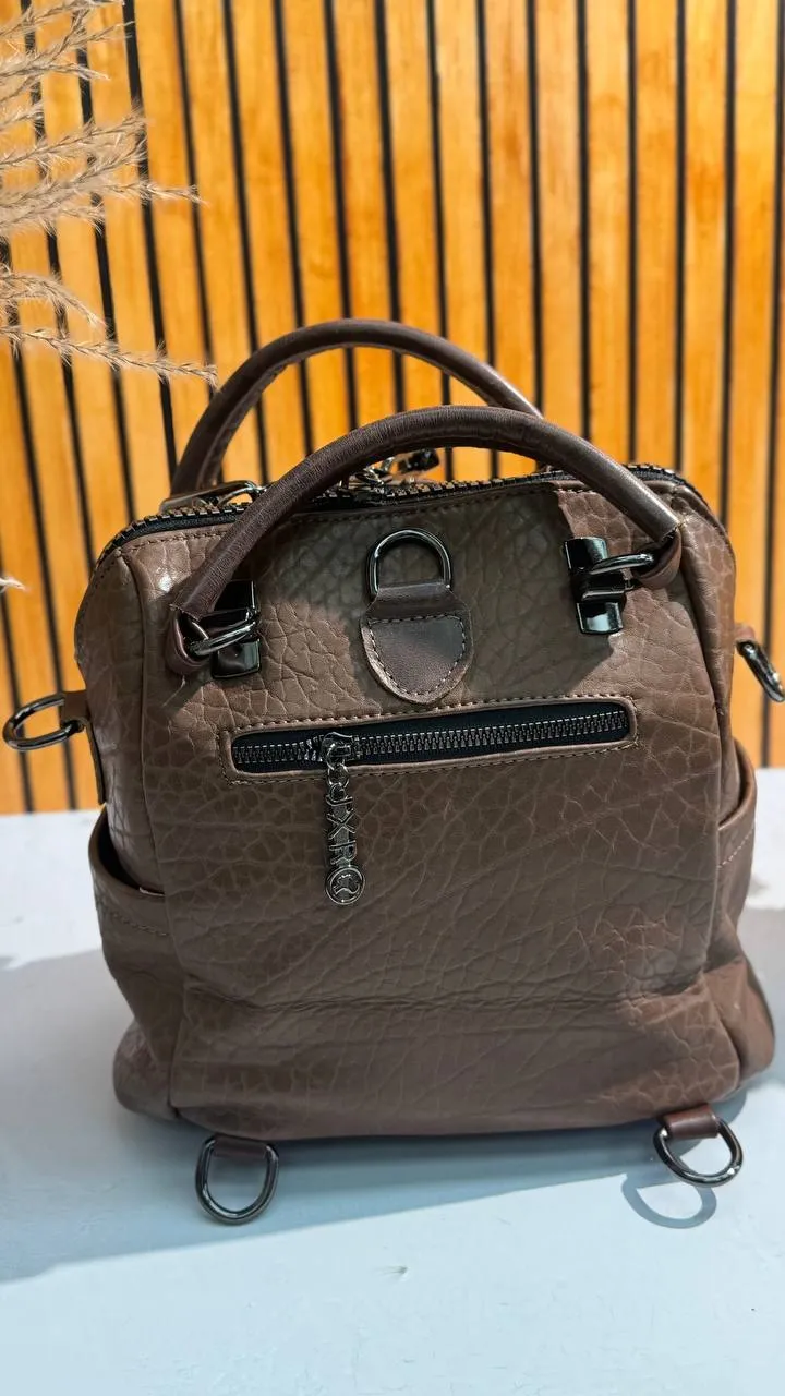 Convertible PU Leather Backpack – The Ultimate Stylish & Versatile Choice