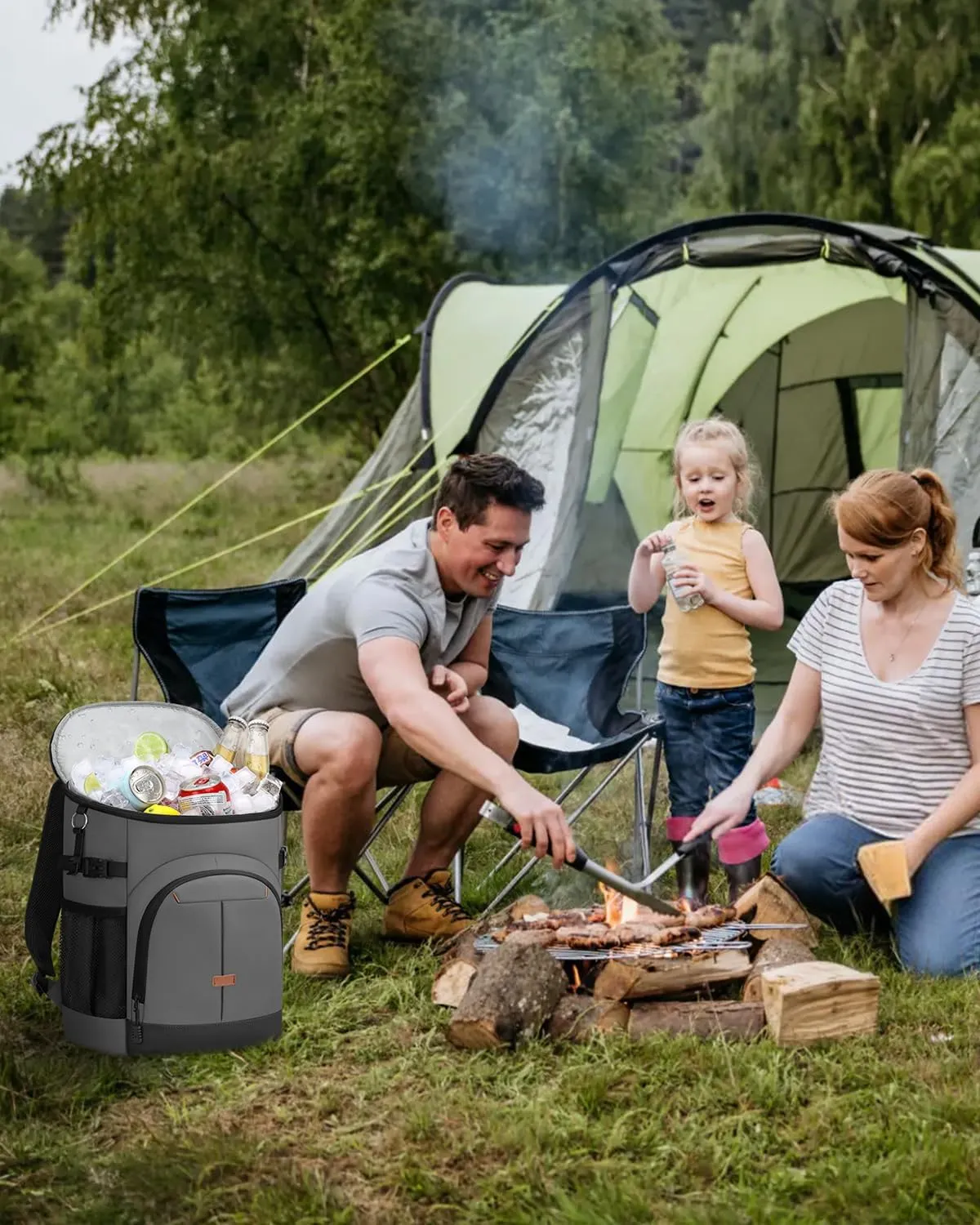 Cooler Backpack for Men Women Insulated Waterproof Backpack Cooler Leak Proof Cooler Bag Lightweight Lunch Backpack for Camping Beach Travel Picnic
