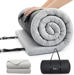 Cooling Foam Camping Mattress for Hot Sleeper,Waterproof Sleeping Pad with Carry Bag,Cot Mattress Topper,Summer Camping, Hiking,Car,Tent,Outdoor Use(75 x 30 x 2 inches)