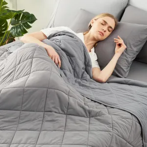 Cozy Bliss Cooling Blanket for Hot Sleepers, Q-Max 0.4 Cooling Comfort Queen Size, Cold Blankets for Night Sweats Sleeping, Ultra-Cool Lightweight Breathable Summer Blanket for Bed