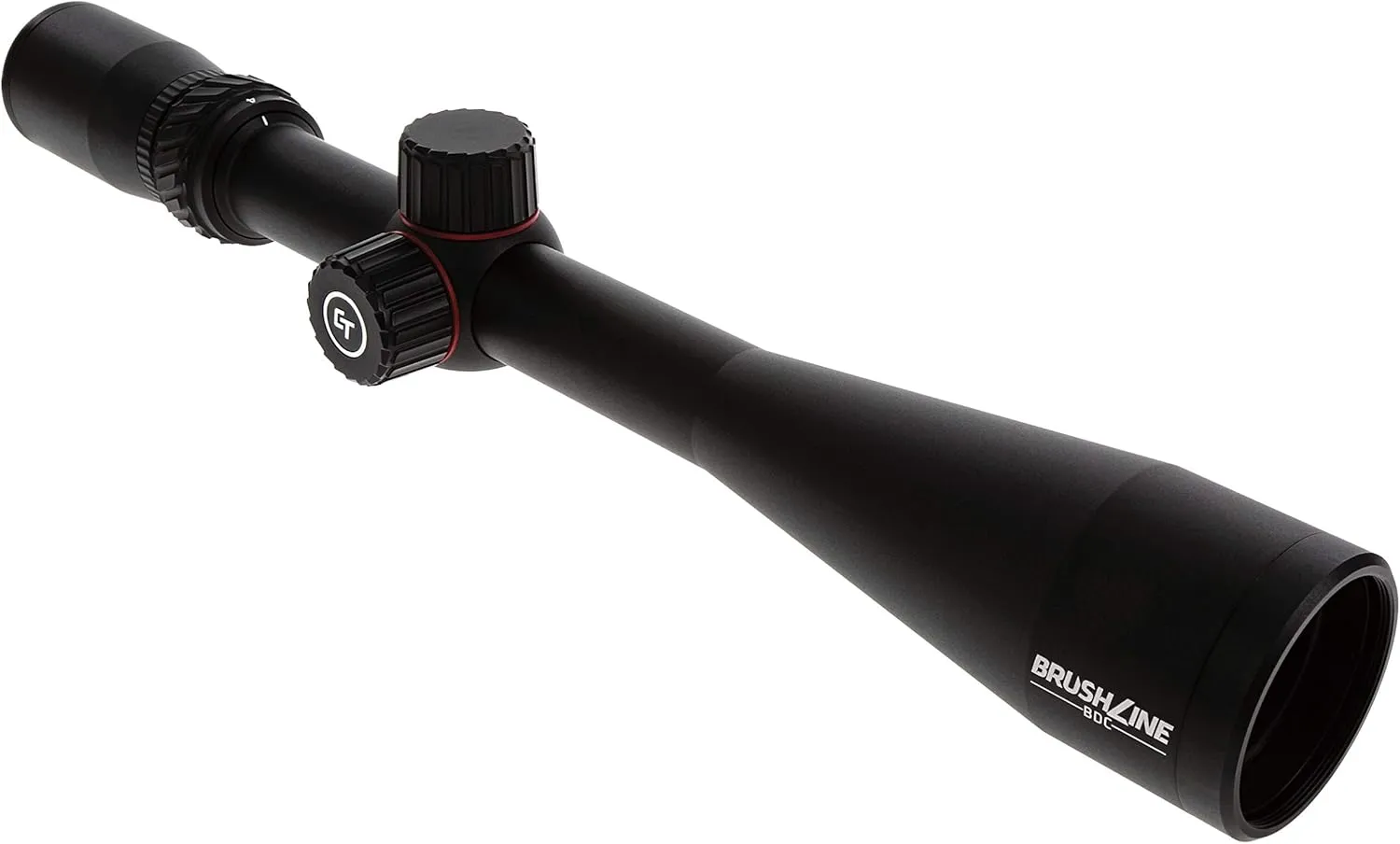 Crimson Trace Brushline Riflescope with Lightweight Solid Construction, Scope Caps and Lens Cloth for Hunting, Shooting and Outdoor