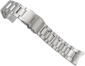 Curved 20mm Stainless Steel Bracelet Replacements Quick Release Strap Accessories Metal Watchbands