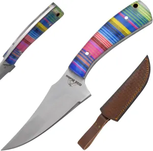 Custom Handmade Western Design EDC Fixed Blade Hunting Knife (Multi-236)