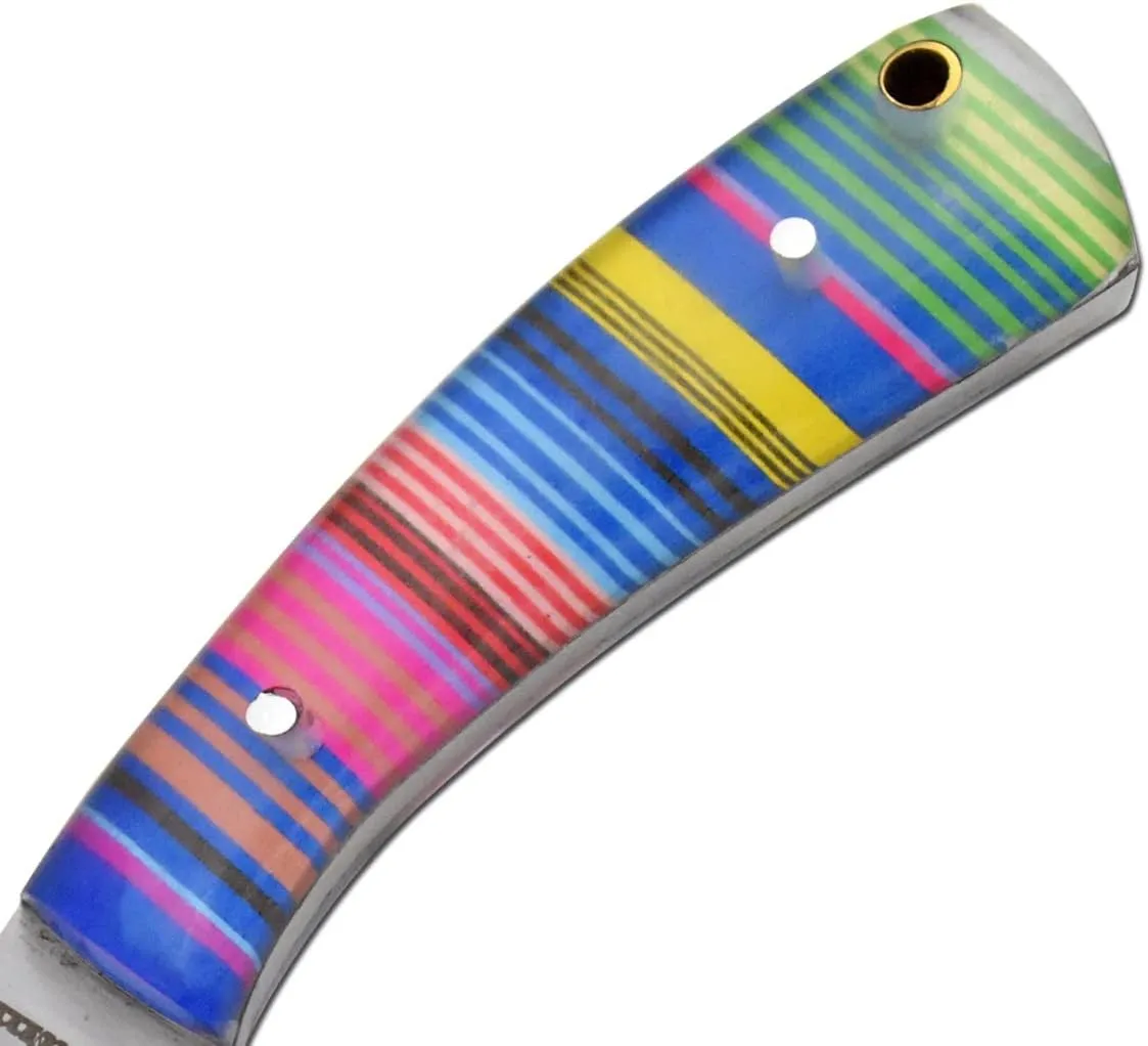 Custom Handmade Western Design EDC Fixed Blade Hunting Knife (Multi-236)