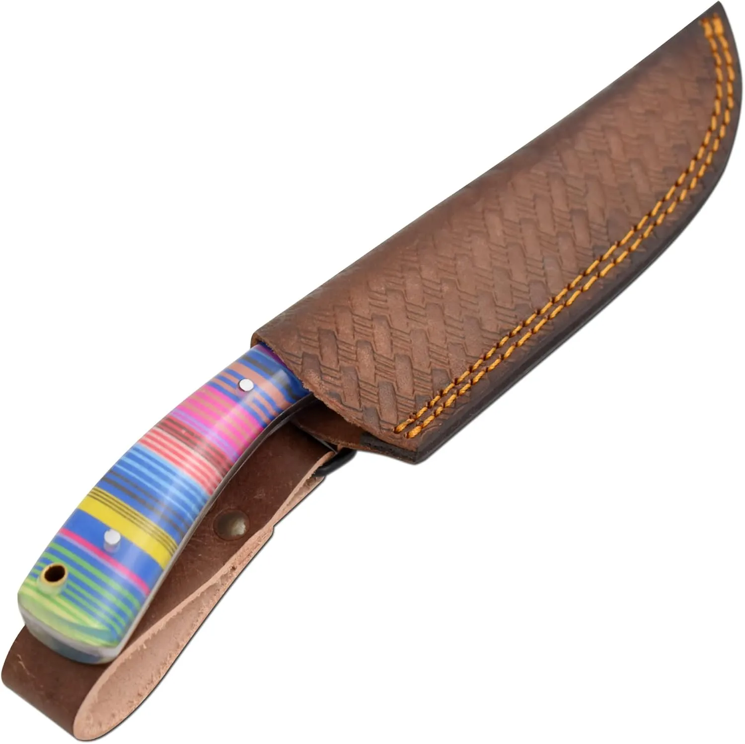 Custom Handmade Western Design EDC Fixed Blade Hunting Knife (Multi-236)