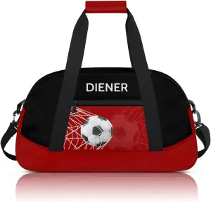 Custom Mini Gym Duffel Bag for Women Men Personalized Soccer Waterproof Carry On Weekender Bag