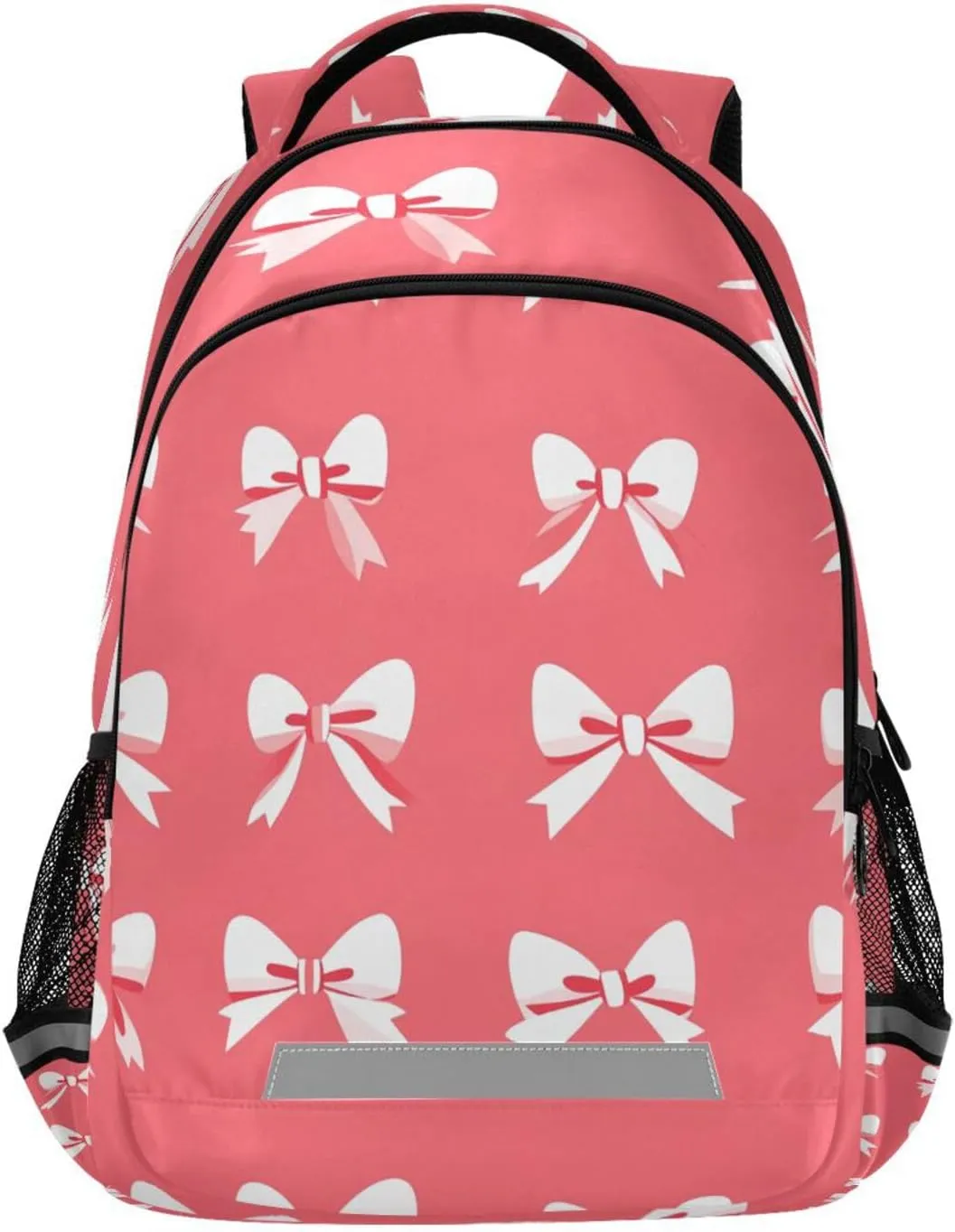 Cute Bow Tie Design Waterproof Backpack - Casual Outdoor Sports Daypack with Ergonomic Shoulder Straps#420