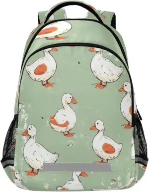 Cute Ducks Design Waterproof Backpack - Casual Outdoor Sports Daypack with Ergonomic Shoulder Straps#331