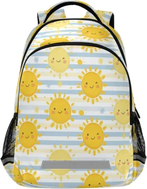Cute Sunshine Design Waterproof Backpack - Casual Outdoor Sports Daypack with Ergonomic Shoulder Straps#43