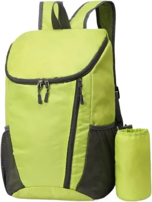 Daypacks Outdoor, Camping Backpack Ultralight Backpack With Bottle Holder Folding Travel Lightweight Backpacking(F)