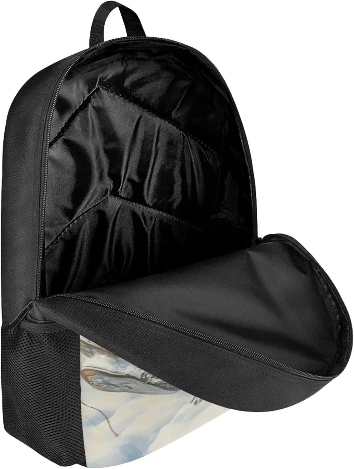 Dellukee Kids School Backpack Snowshoe Hare Print Fashion School Bags For Kids Large Stylish Lightweight Student Daypack Backpack