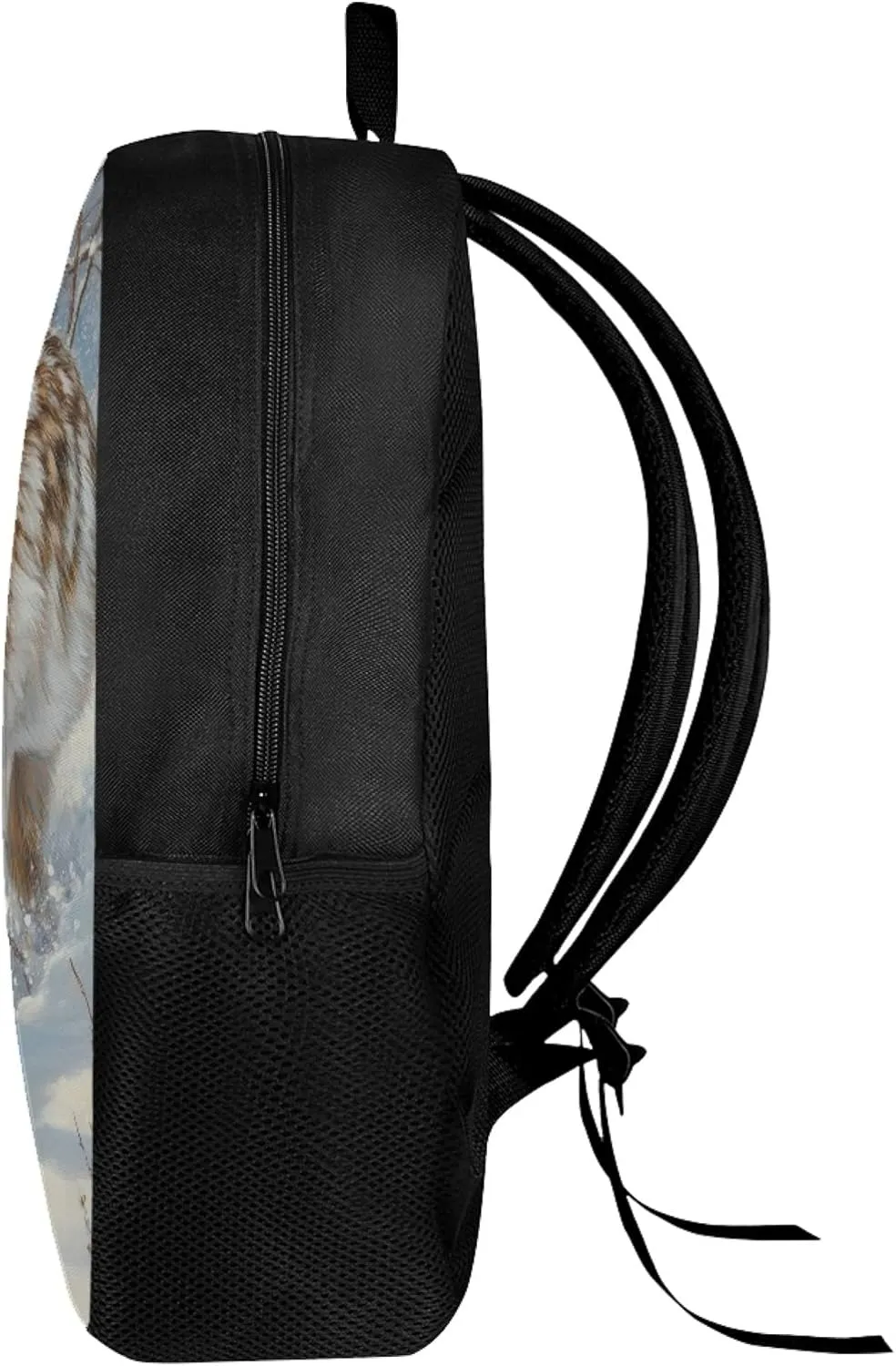 Dellukee Kids School Backpack Snowshoe Hare Print Fashion School Bags For Kids Large Stylish Lightweight Student Daypack Backpack