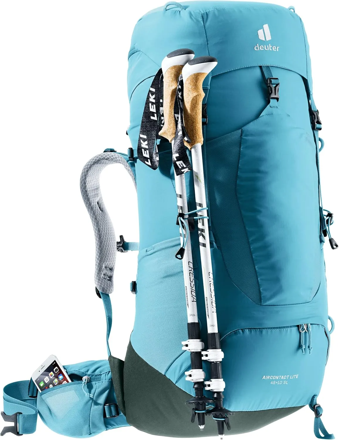 Deuter Women's Aircontact Lite 45 10 SL Backpack for Hiking and Mountaineering