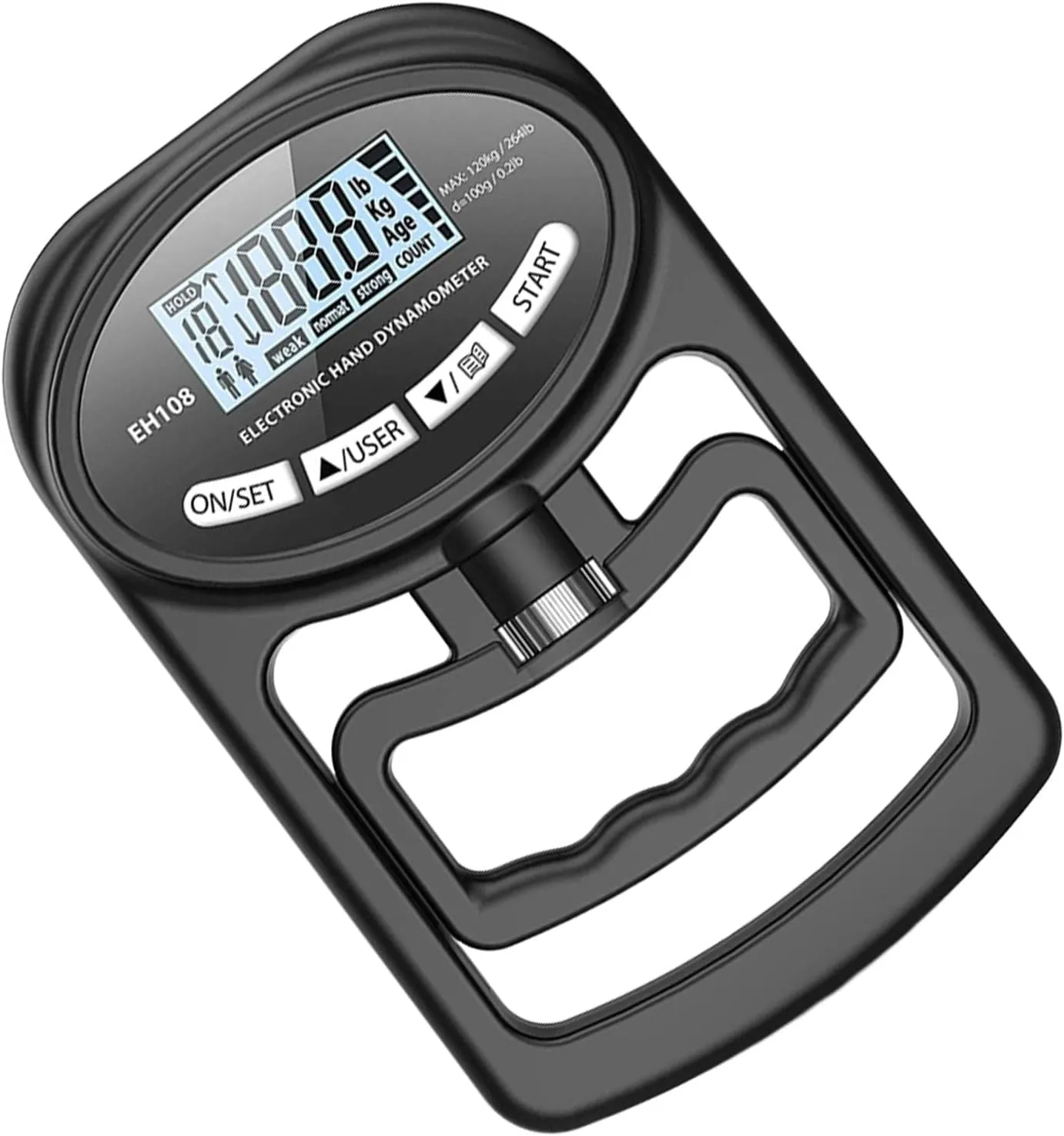 Digital Hand Strength Measurement Durable Multipurpose Hand Grip Measuring Tool Portable Grip Strength Meter for Fitness Sport Accessories