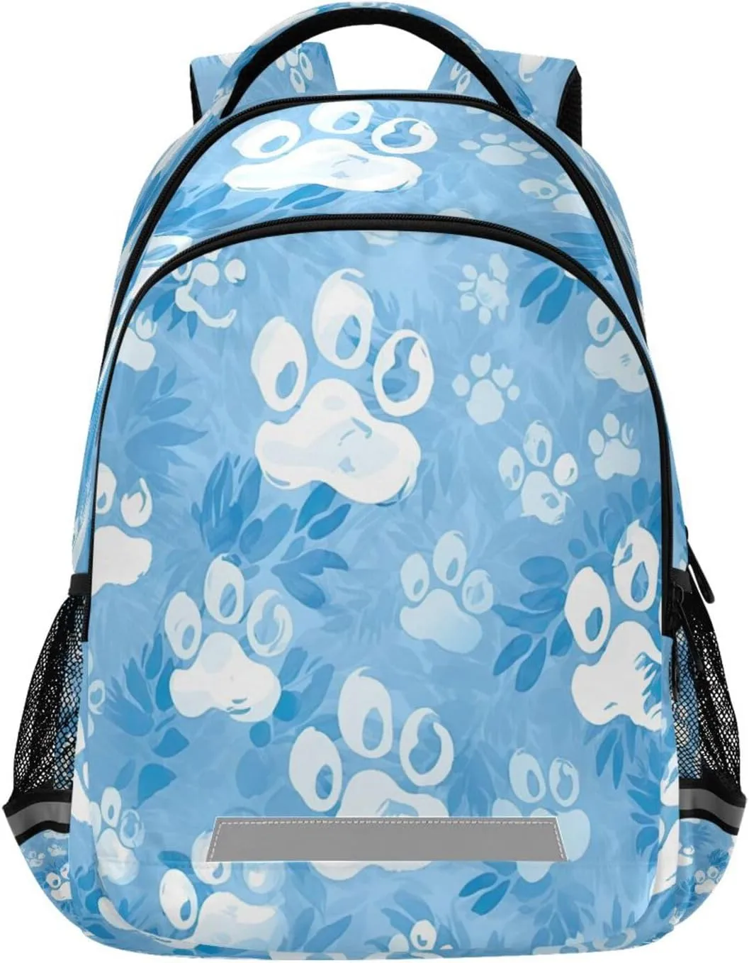 Dog Paw Prints Design Waterproof Backpack - Casual Outdoor Sports Daypack with Ergonomic Shoulder Straps#230